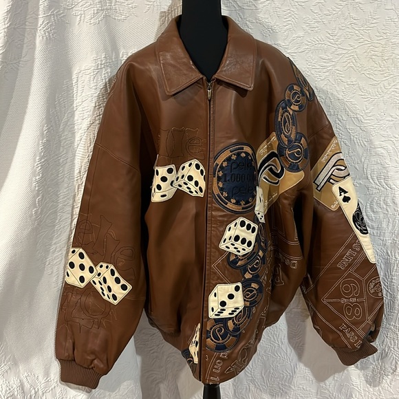 Vintage Designer Pelle Pelle leather jacket, size 58 - Picture 2 of 16